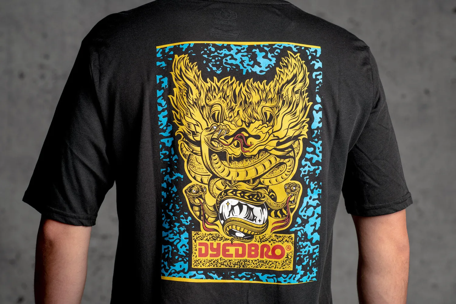 Dyedbro Snake Tech Tee t-shirt tecnica M traspirante