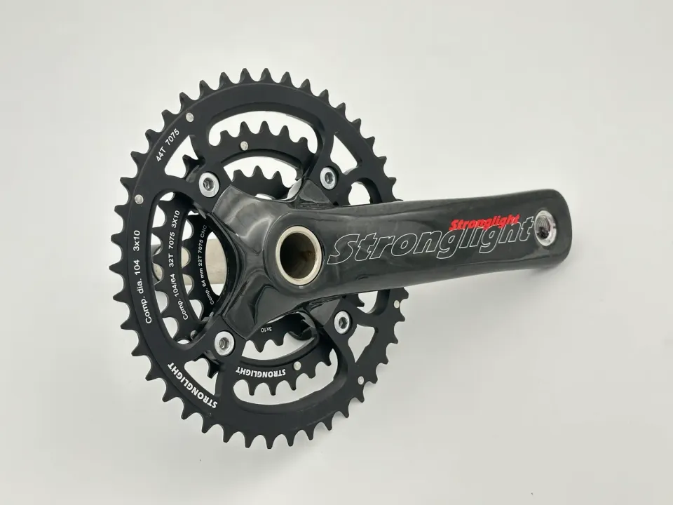 Stronglight Vision Carbon guarnitura 3x10 leggera