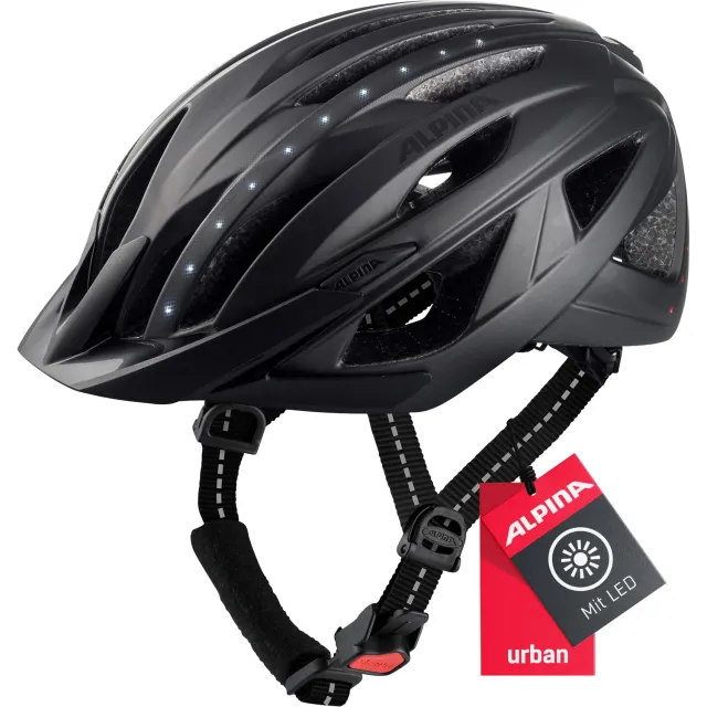 Alpina Haga LED casco bici urbano con luce