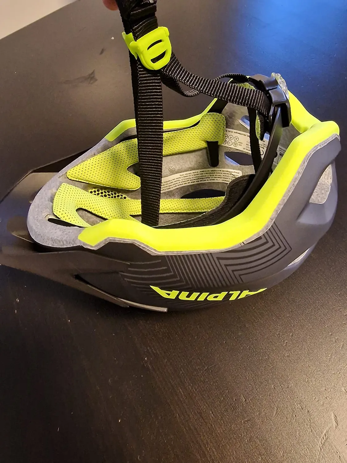 Alpina Carapax JR casco MTB junior 51-56 cm giallo