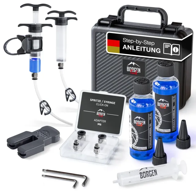 Borgen Kit spurgo Pro freni Magura olio minerale