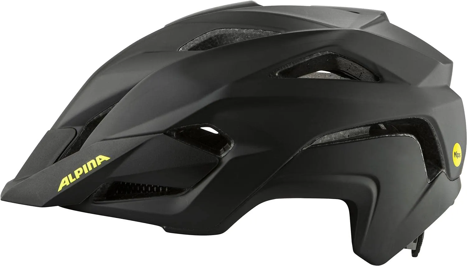 Alpina Stan MIPS casco bici 60-64 cm nero giallo
