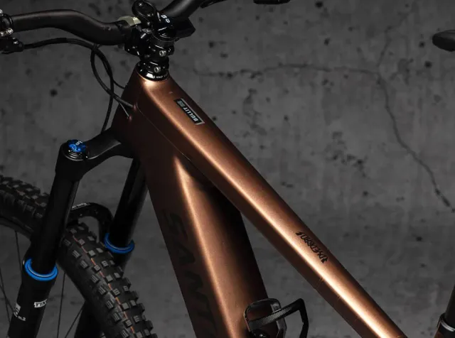 Dyedbro Clear e-Bike pellicola telaio kit 8 pezzi opaca