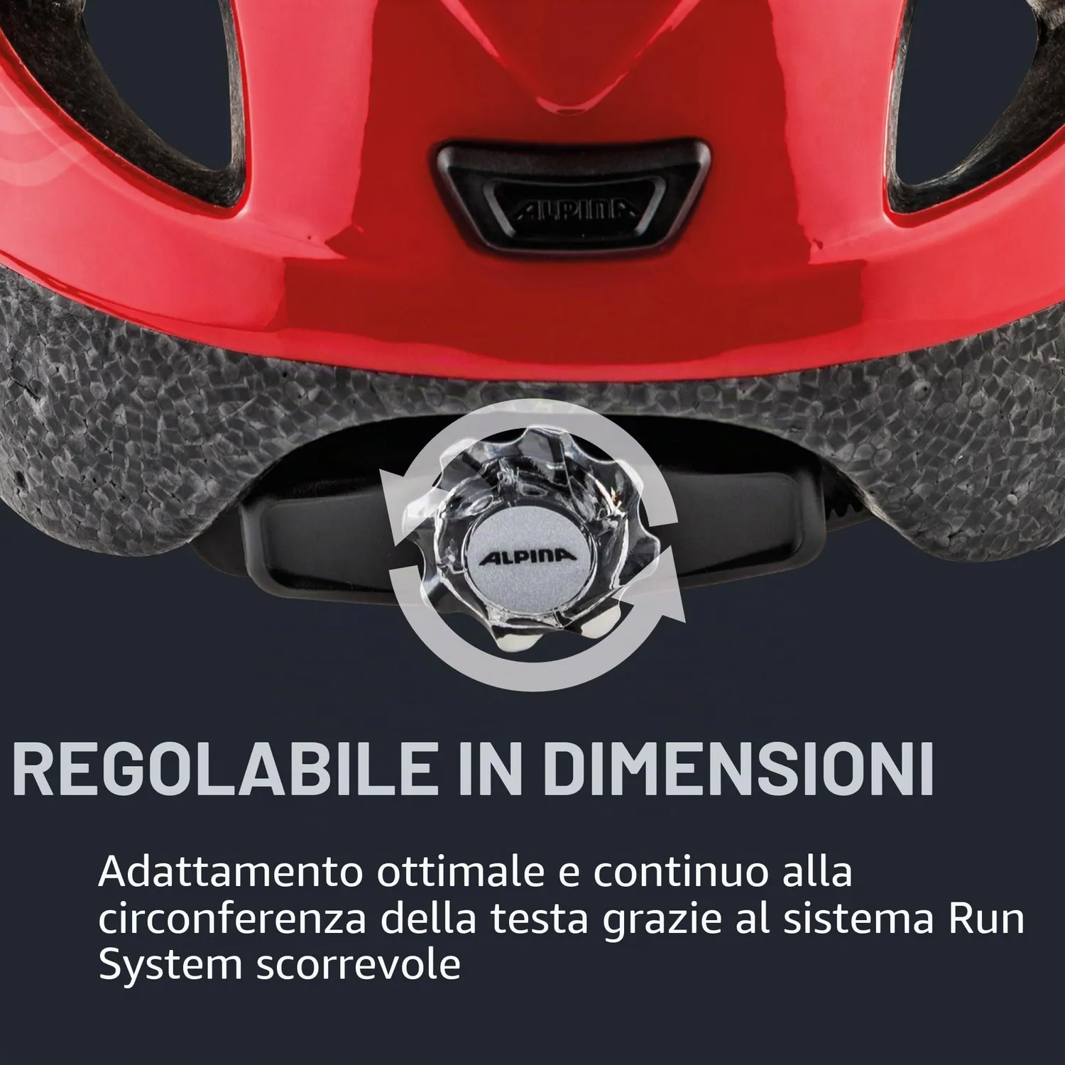 Alpina Ximo casco bici bambino firefighter