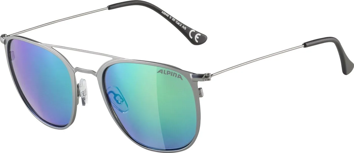 Alpina Zuku occhiali sole Black Matt specchiati