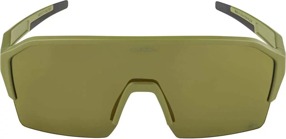 Alpina Ram HR Q-Lite occhiali Olive Matt contrasto