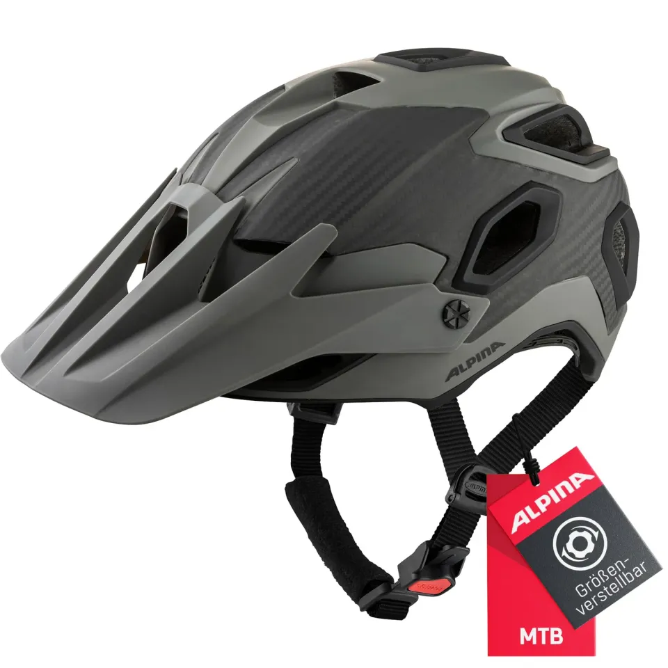 Alpina Rootage casco bici 52-57 cm carbonio