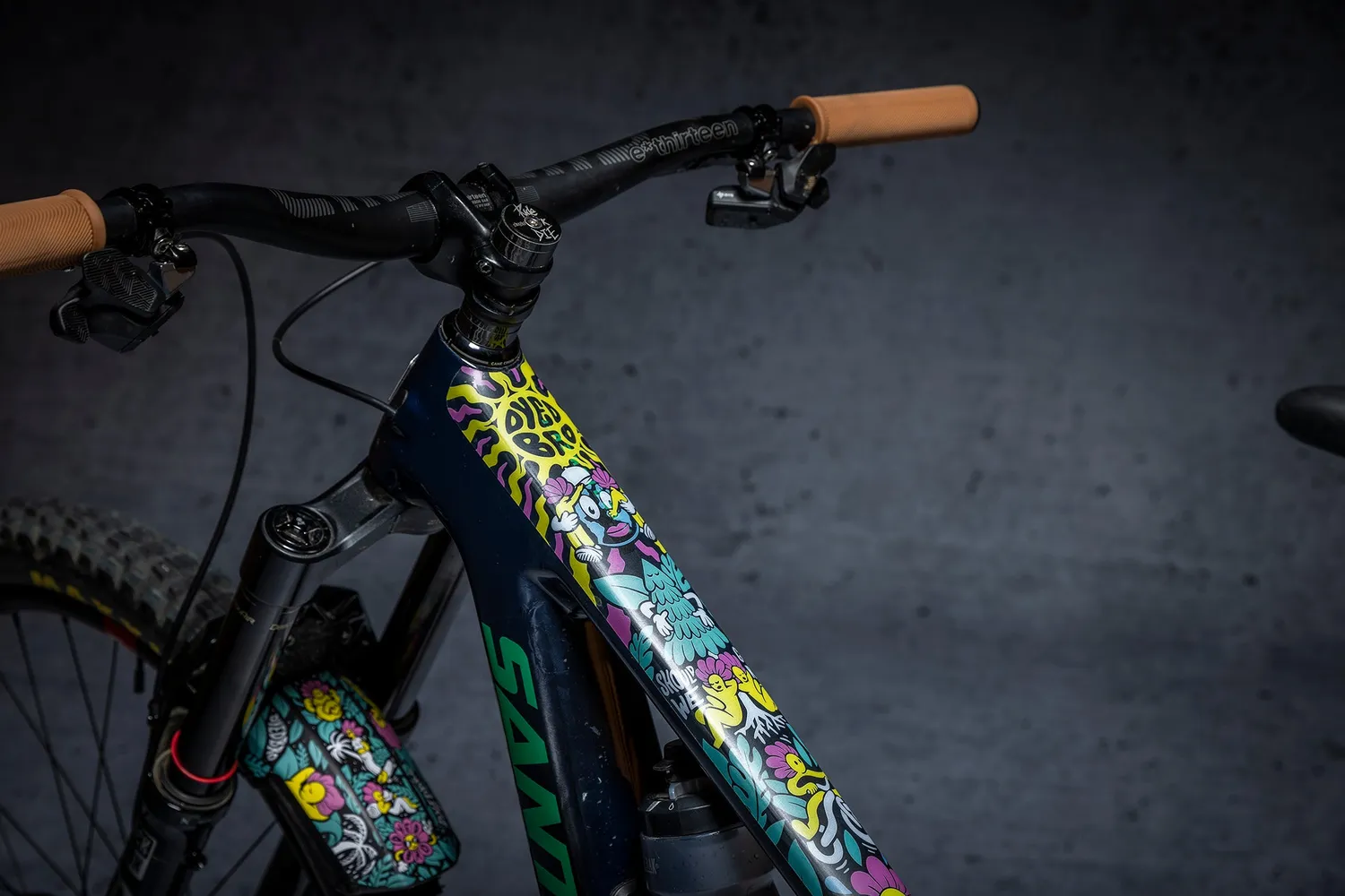 Dyedbro Victor Brousseaud Kit Protezione Telaio MTB 8 Pezzi