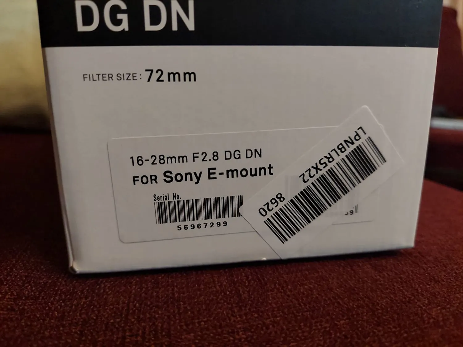 Sigma 16-28mm F2.8 DG DN obiettivo Sony E