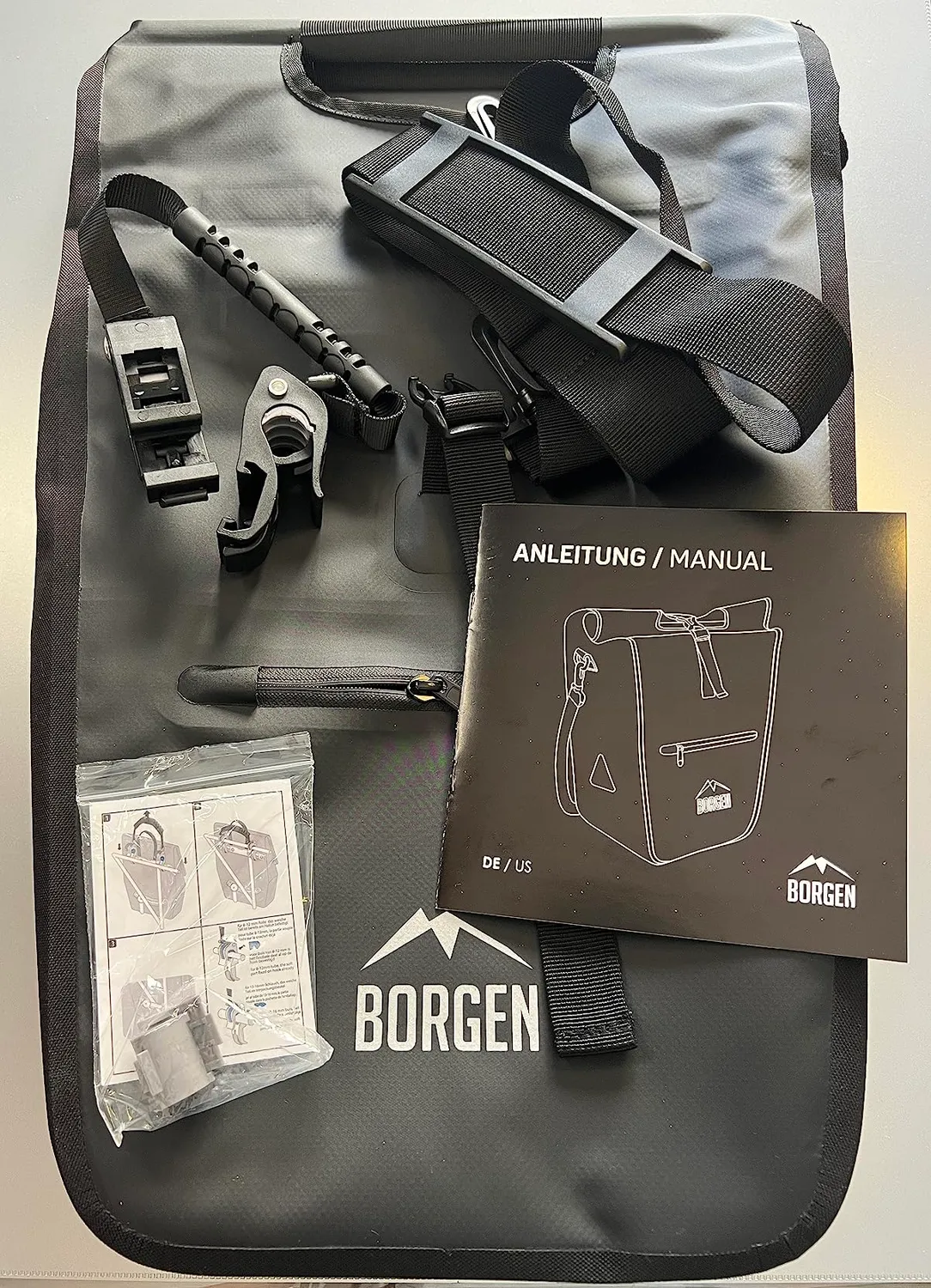 Borgen borsa frigo bici portapacchi rossa 23 L