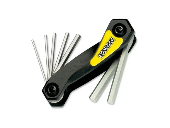Pedro's Folding Hex Wrench Set multitool 7 chiavi acciaio