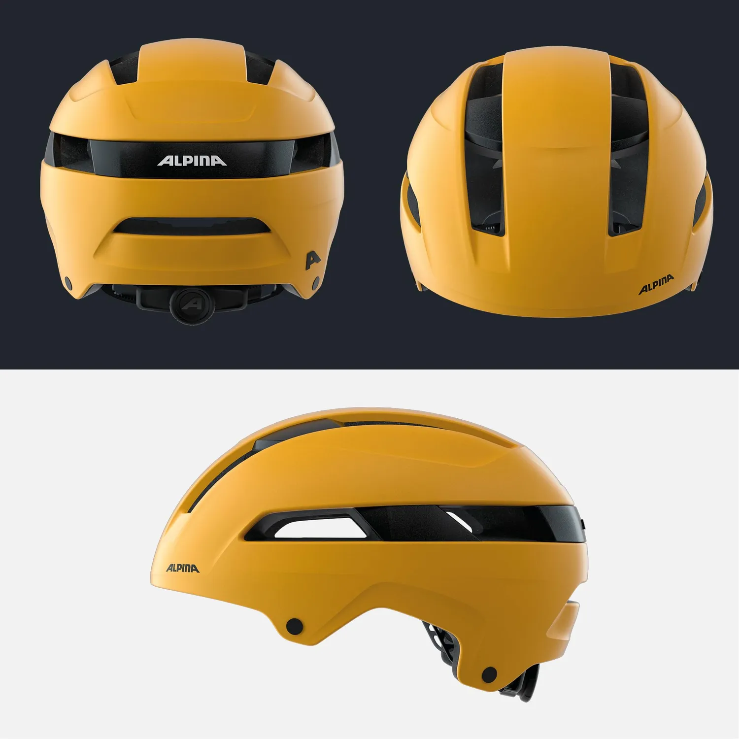 Alpina Soho casco bici giallo opaco urbano 2024