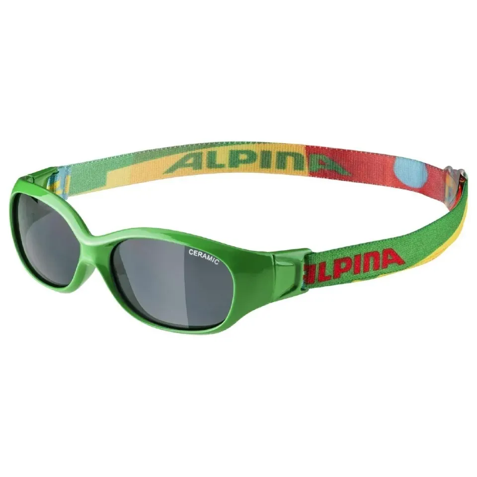 Alpina Flexxy Kids Occhiali Green-Puzzle Gloss