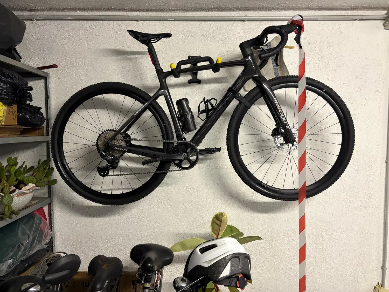 Borgen supporto bici da parete pieghevole nero 20 kg 1 pz