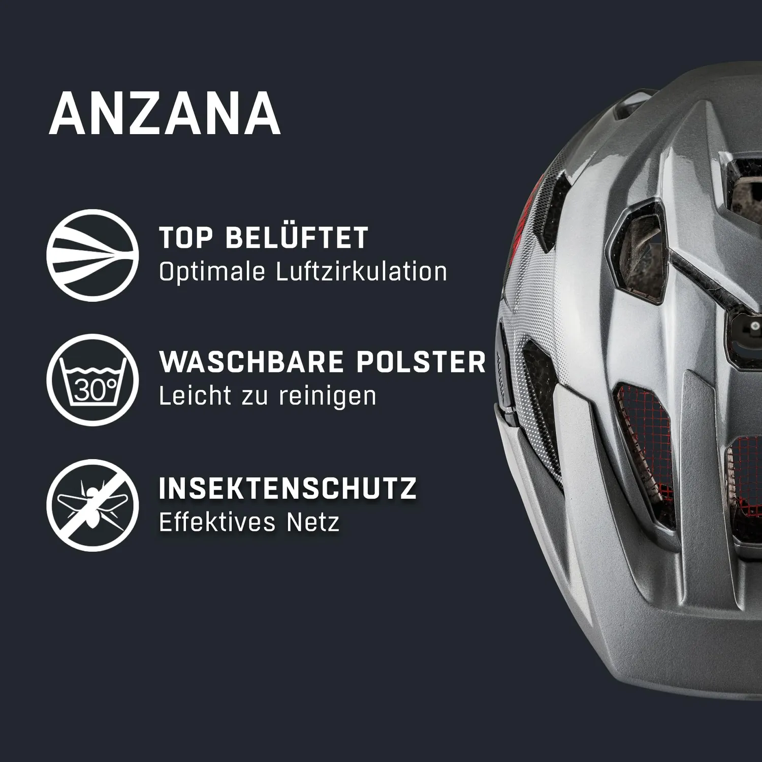 Alpina Anzana casco bici ventilato