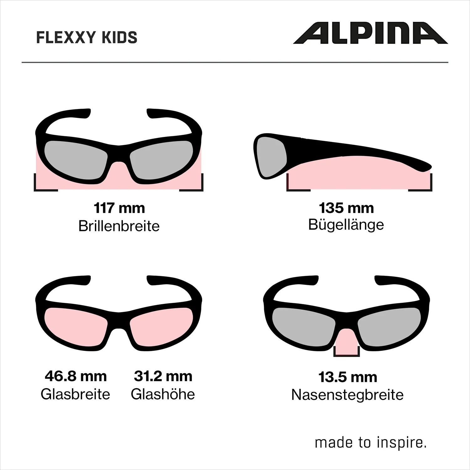 Alpina Flexxy Kids C occhiali sole bimbi 3-6 anni flessibili