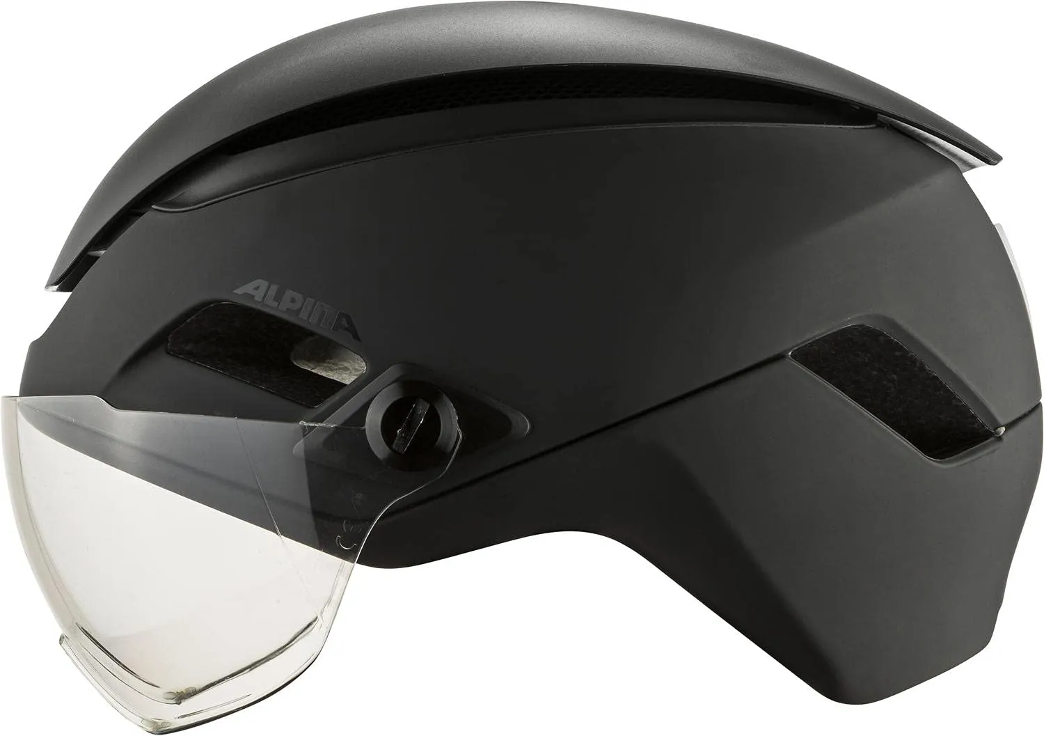 Alpina Altona VM casco bici charcoal con visiera