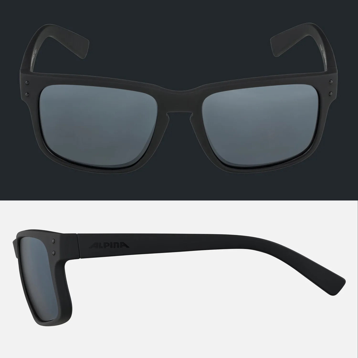 Alpina Kosmic occhiali sole black matt unisex