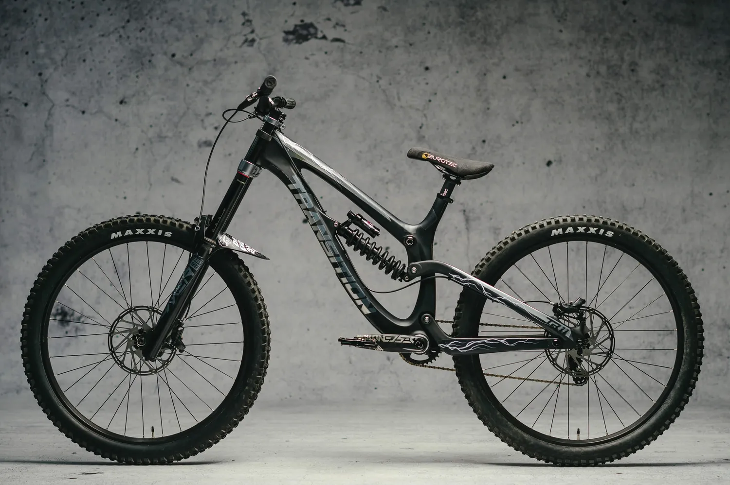 Dyedbro Lightning pellicola telaio bici opaca