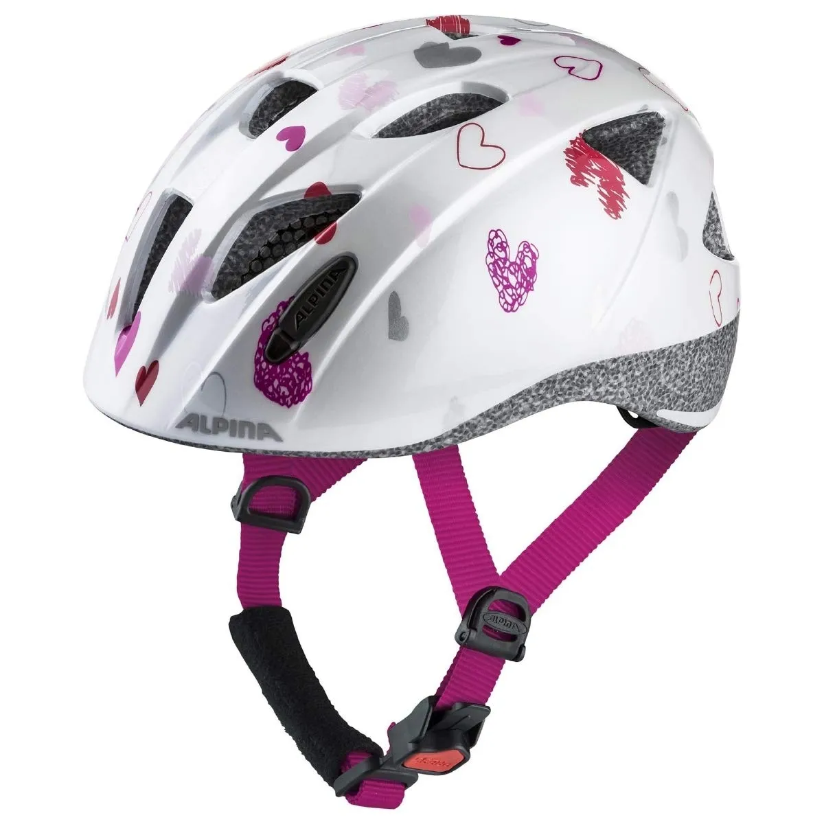 Alpina Ximo Casco Bici Bambino 47-51 cm con Riflettori