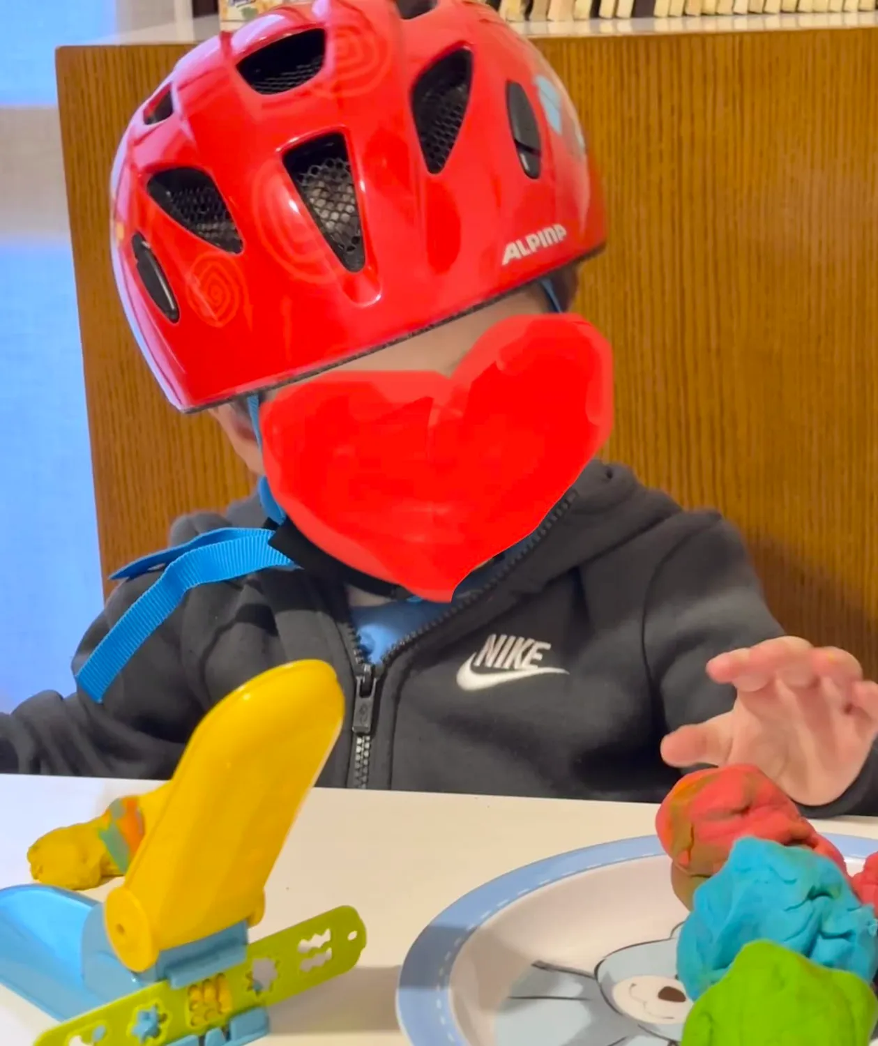 Alpina Ximo casco bici bambino firefighter