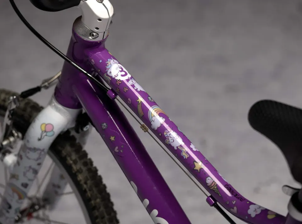 Dyedbro Unicorn Kids protezione bici bimbo lucida