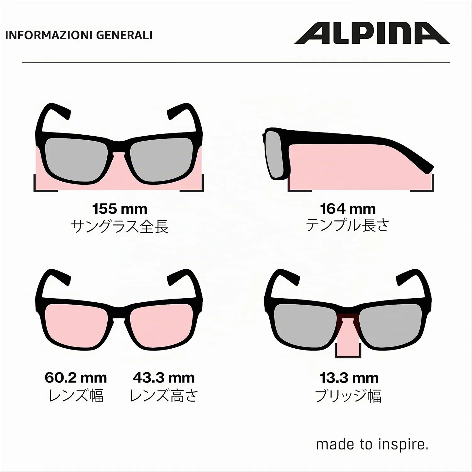 Alpina Overview occhiali Havana sopra vista