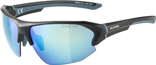 Alpina Lyron CMB occhiali sportivi black matt-blue infrarossi