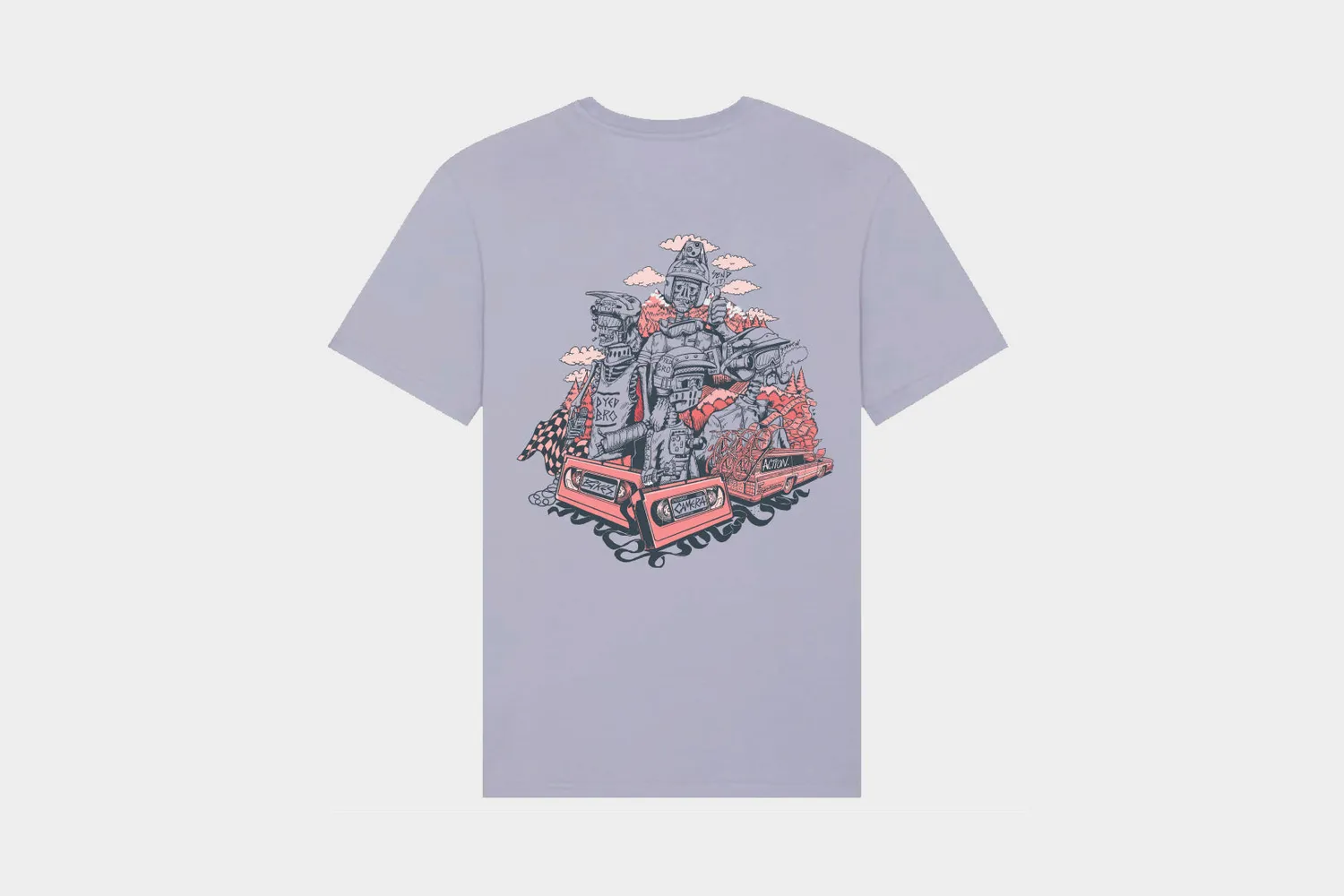 Dyedbro Stormstatic Bikes Camera Action t-shirt