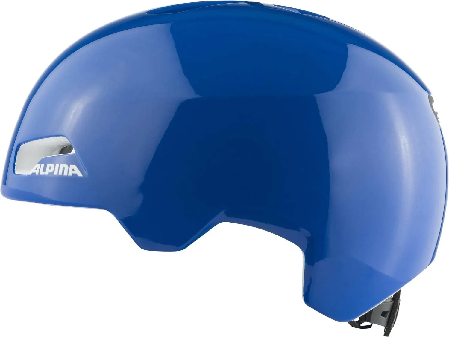 Alpina Hackney casco bici bimbo 47-51 Blue Gloss