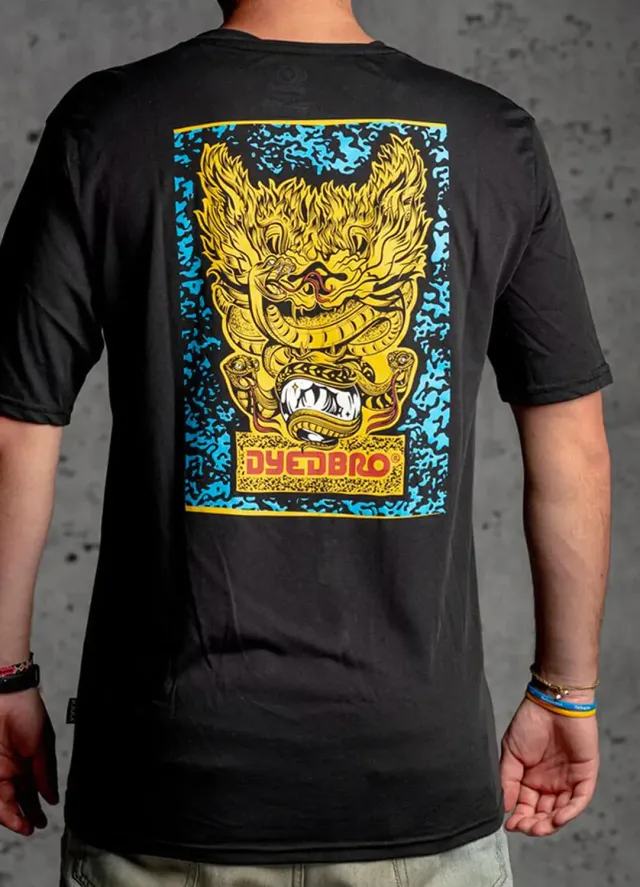 Dyedbro Snake Tech Tee t-shirt tecnica M traspirante
