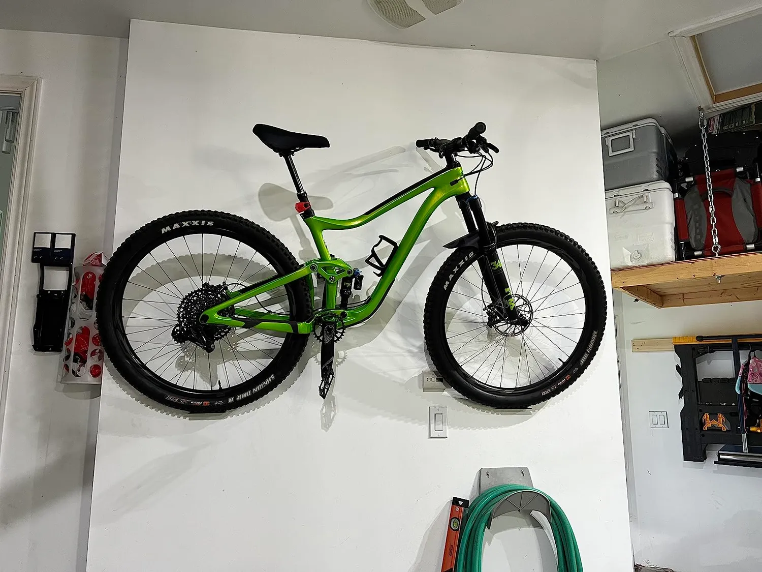 Borgen gancio parete bici a pedale salvaspazio 30 kg
