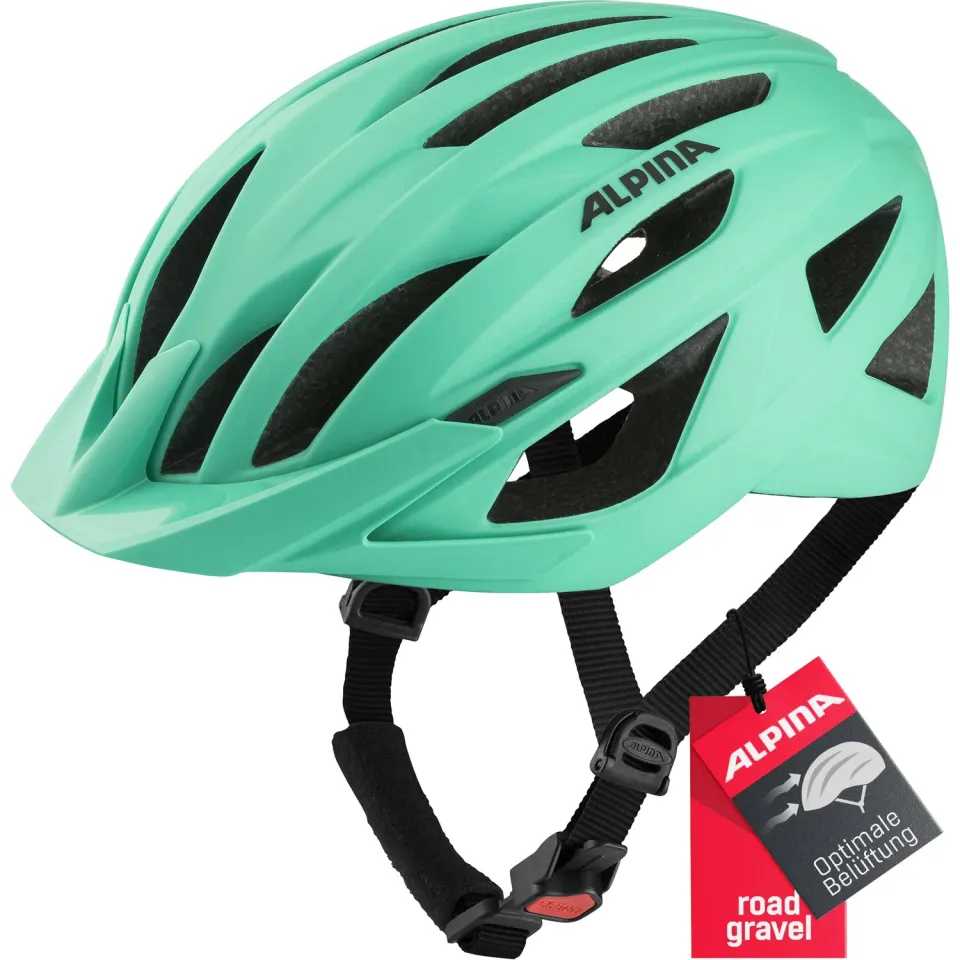 Alpina Parana 2024 casco bici turchese opaco ventilato