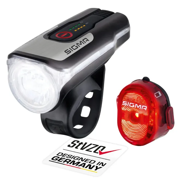 Sigma Aura 80 USB + Nugget II kit luci bici 90 m