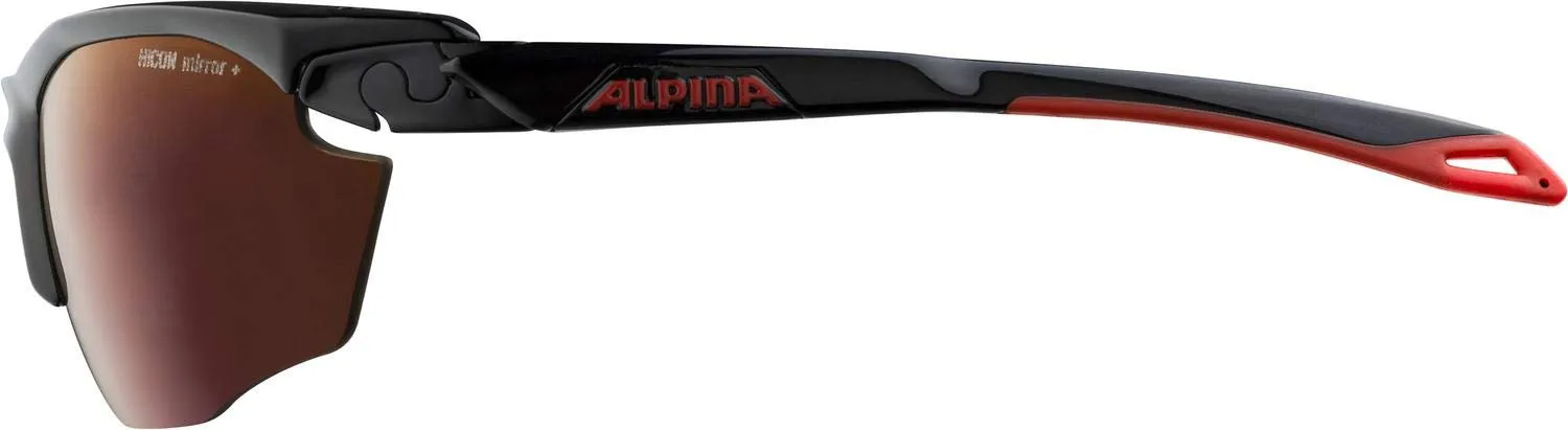 Alpina Twist Five HR Q-Lite occhiali black-red
