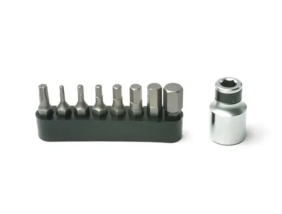 Pedro's Hex Bit Set inserti brugola + Torx 9 pezzi