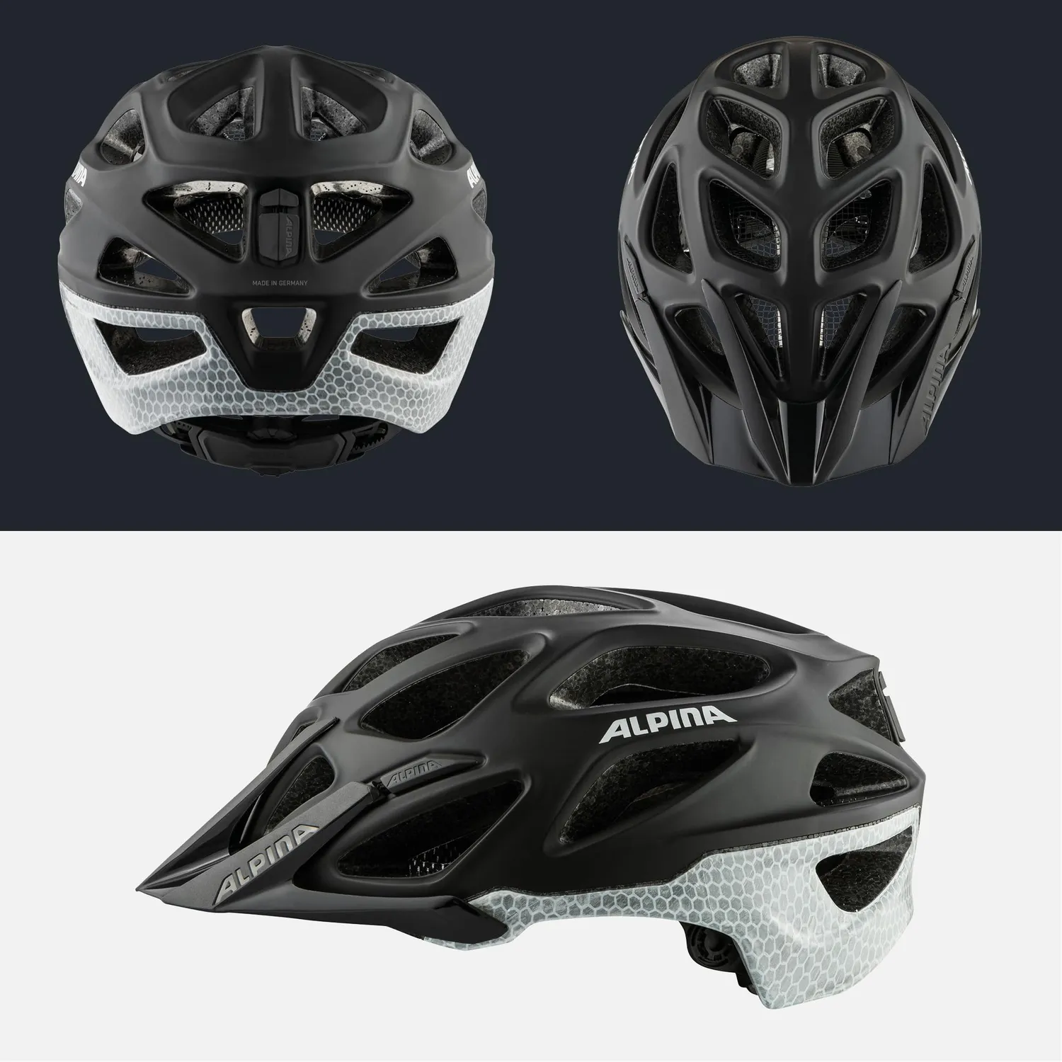 Alpina Mythos casco bici unisex riflettente leggero