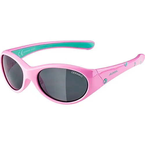 Alpina Flexxy Girl occhiali sole bambina rose-mint UV