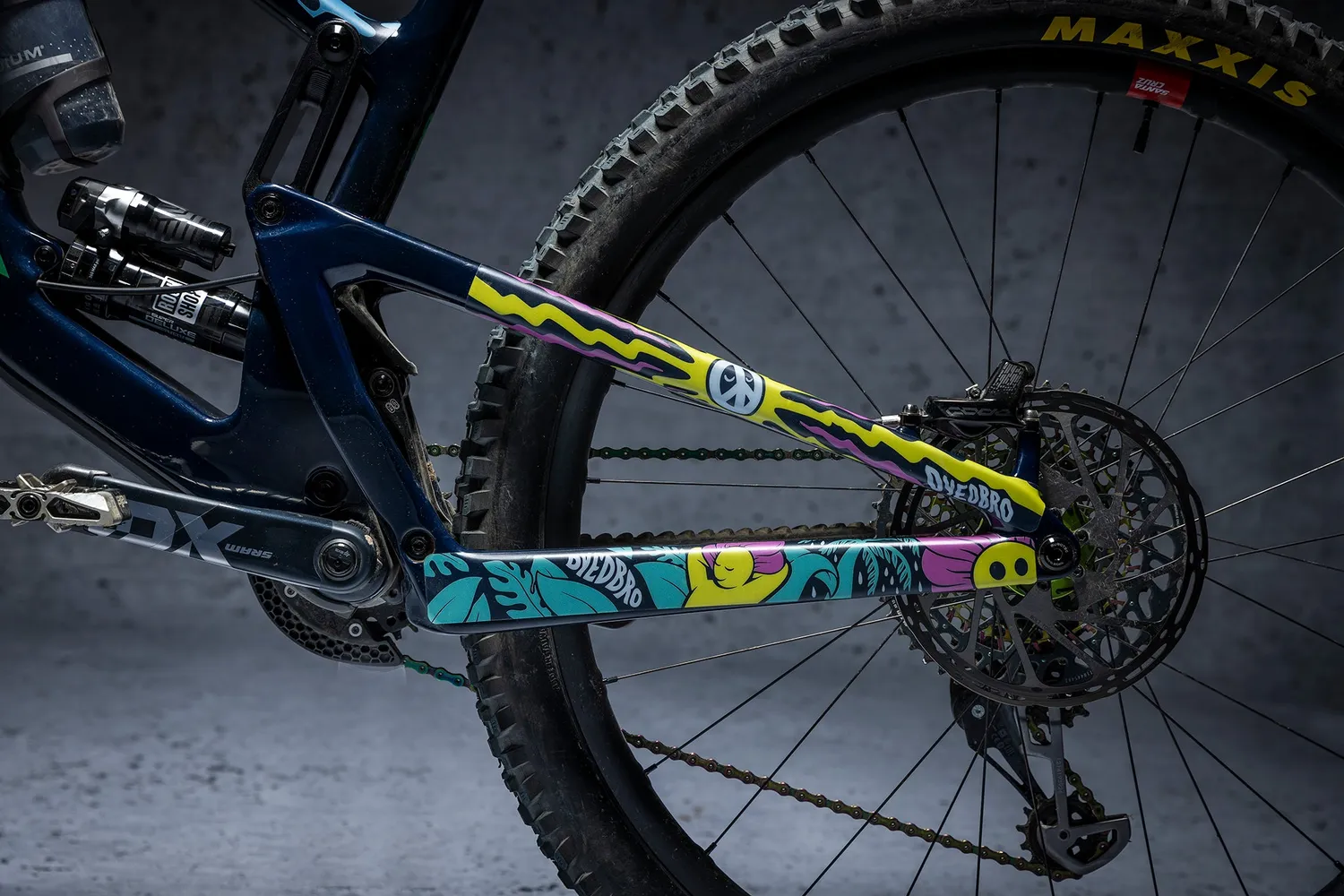 Dyedbro Victor Brousseaud Kit Protezione Telaio MTB 8 Pezzi