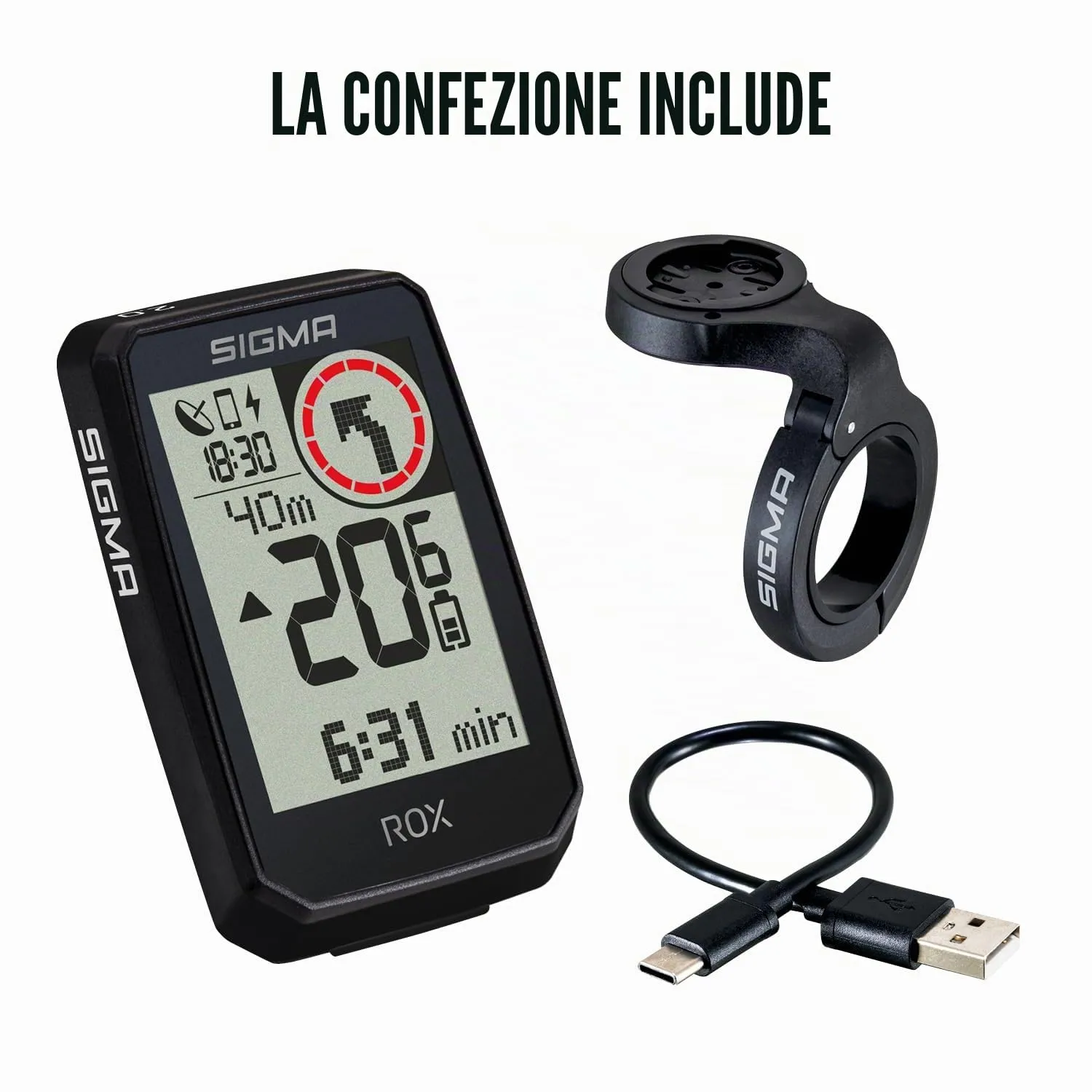 Sigma Rox 2.0 Endurance ciclocomputer GPS nero navigazione