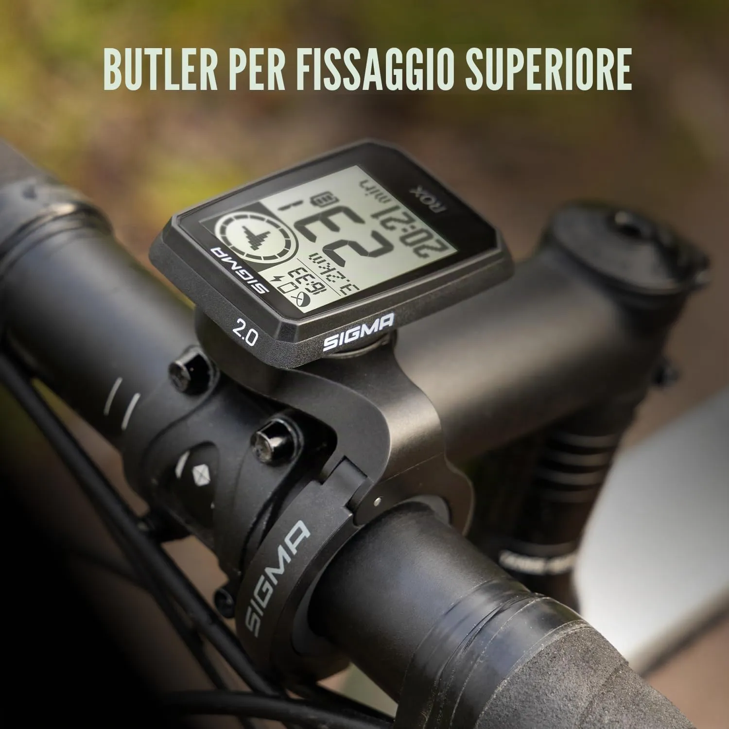 Sigma Rox 2.0 Endurance ciclocomputer GPS nero navigazione