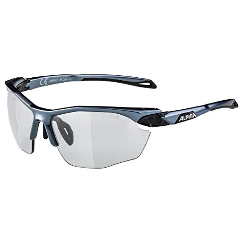 Alpina Twist Five HR VL+ occhiali bici black matt fotocromatici