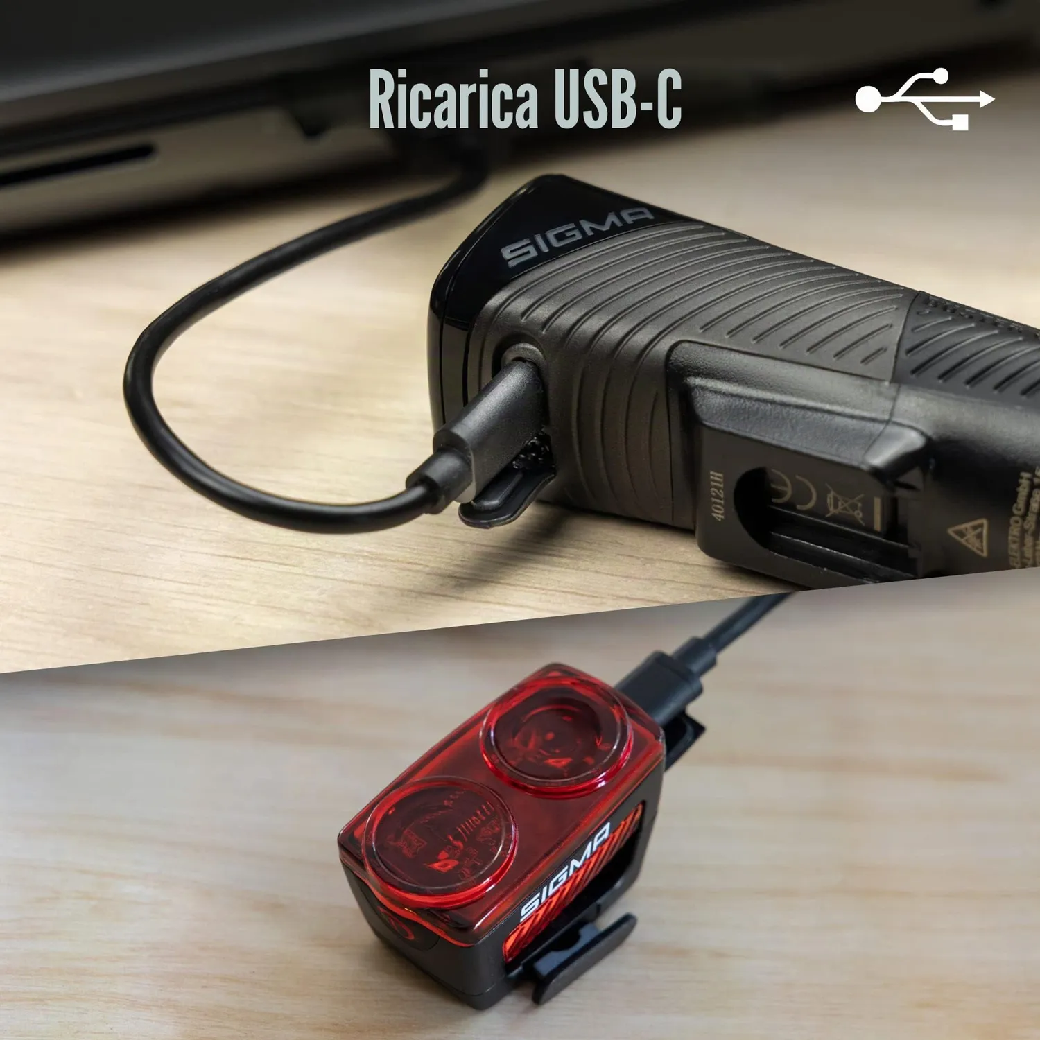 Sigma Buster 800 RL 150 kit luci bici ricaricabile USB-C