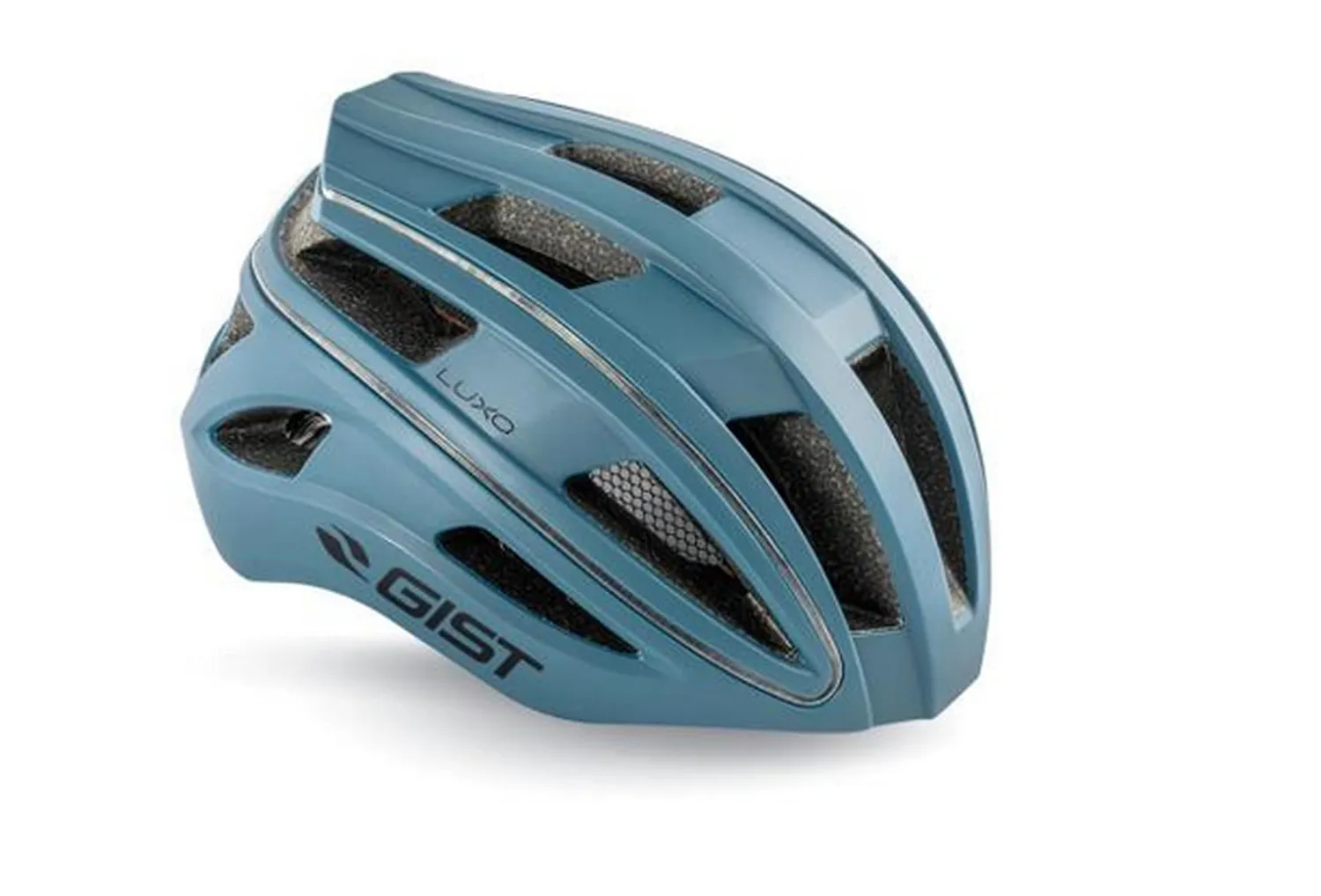 Gist Luxo casco bici bianco S/M con luce