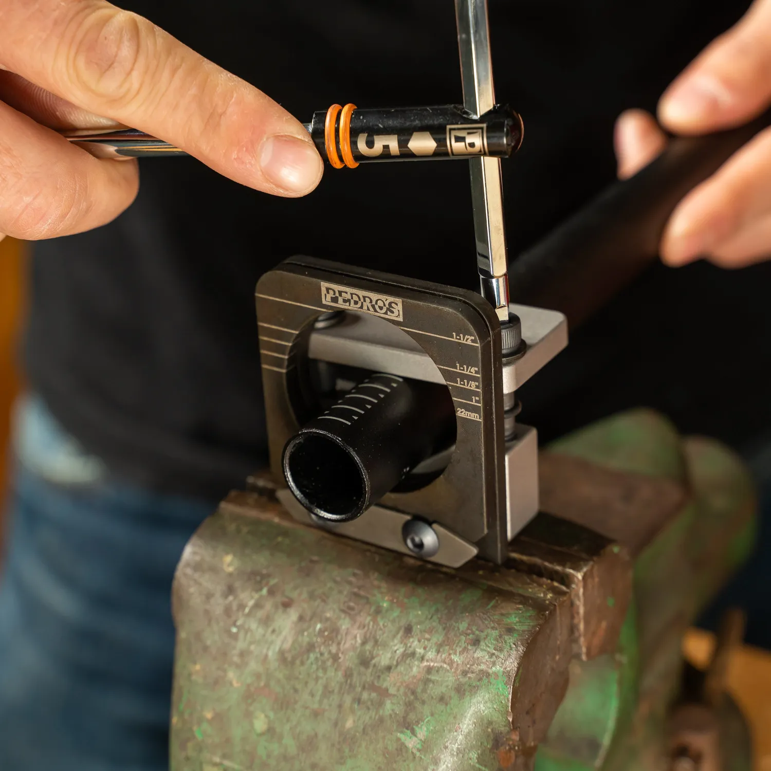 Pedro's Pro Saw Guide guida taglio tubi 19-39 mm metallo