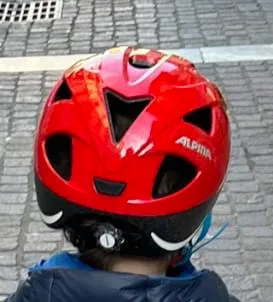 Alpina Ximo casco bici bambino firefighter