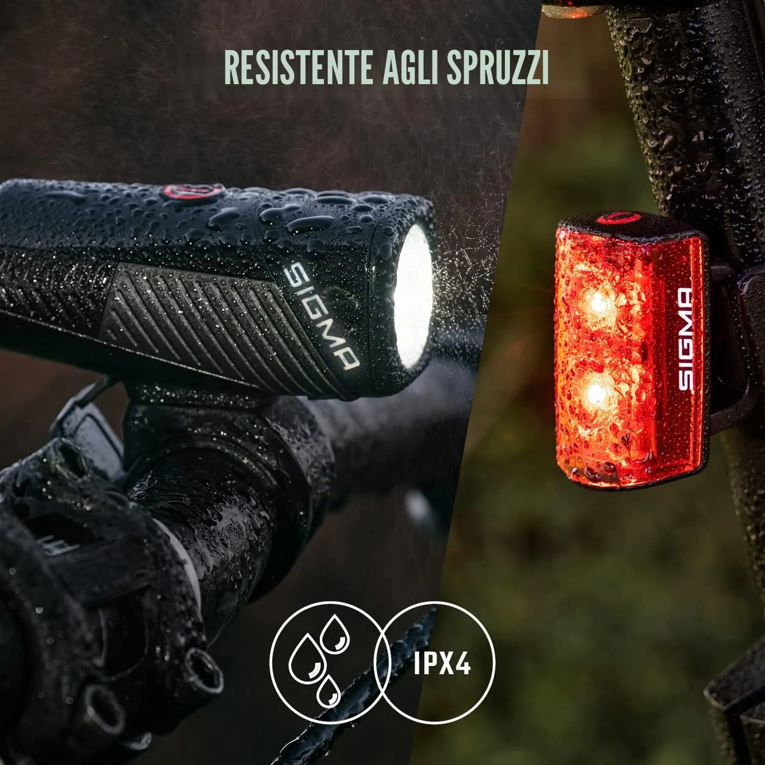 Sigma Sport Buster 400+RL 80 kit luci bici LED 400 lumen