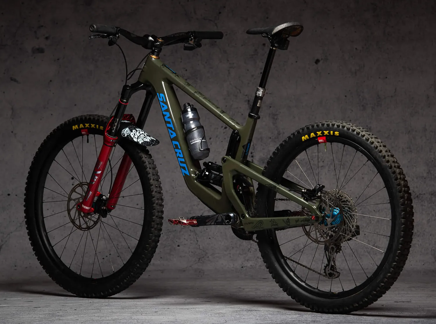 Dyedbro Gowaan protezione telaio MTB nera opaca