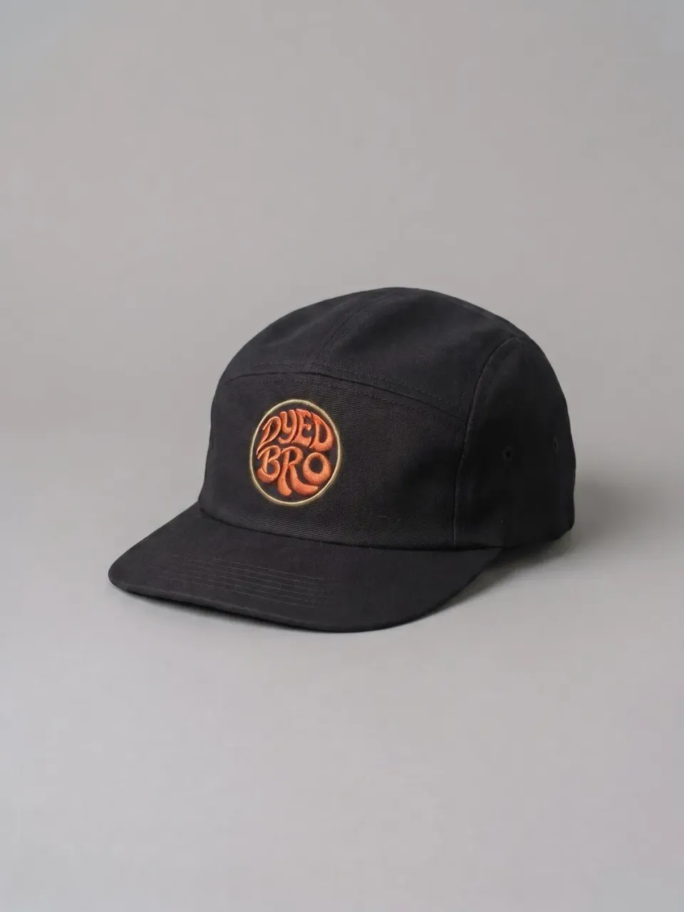 Dyedbro 5-Panel Mocha Logo cappellino nero