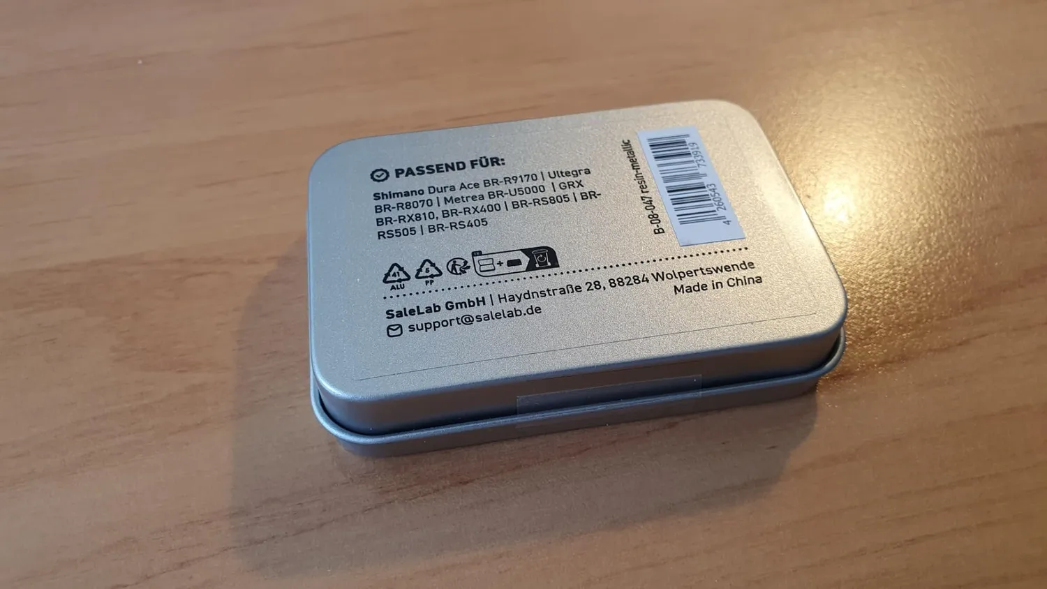 Borgen K03S pastiglie freno disco 2 paia per Ultegra GRX resina